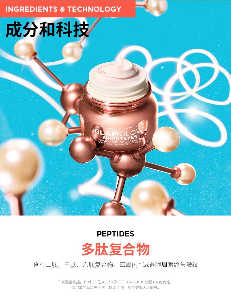 商品Glamglow|Glamglow格莱魅熊猫眼拜拜眼霜15ml 淡化眼周细纹,价格¥291,第6张图片详细描述