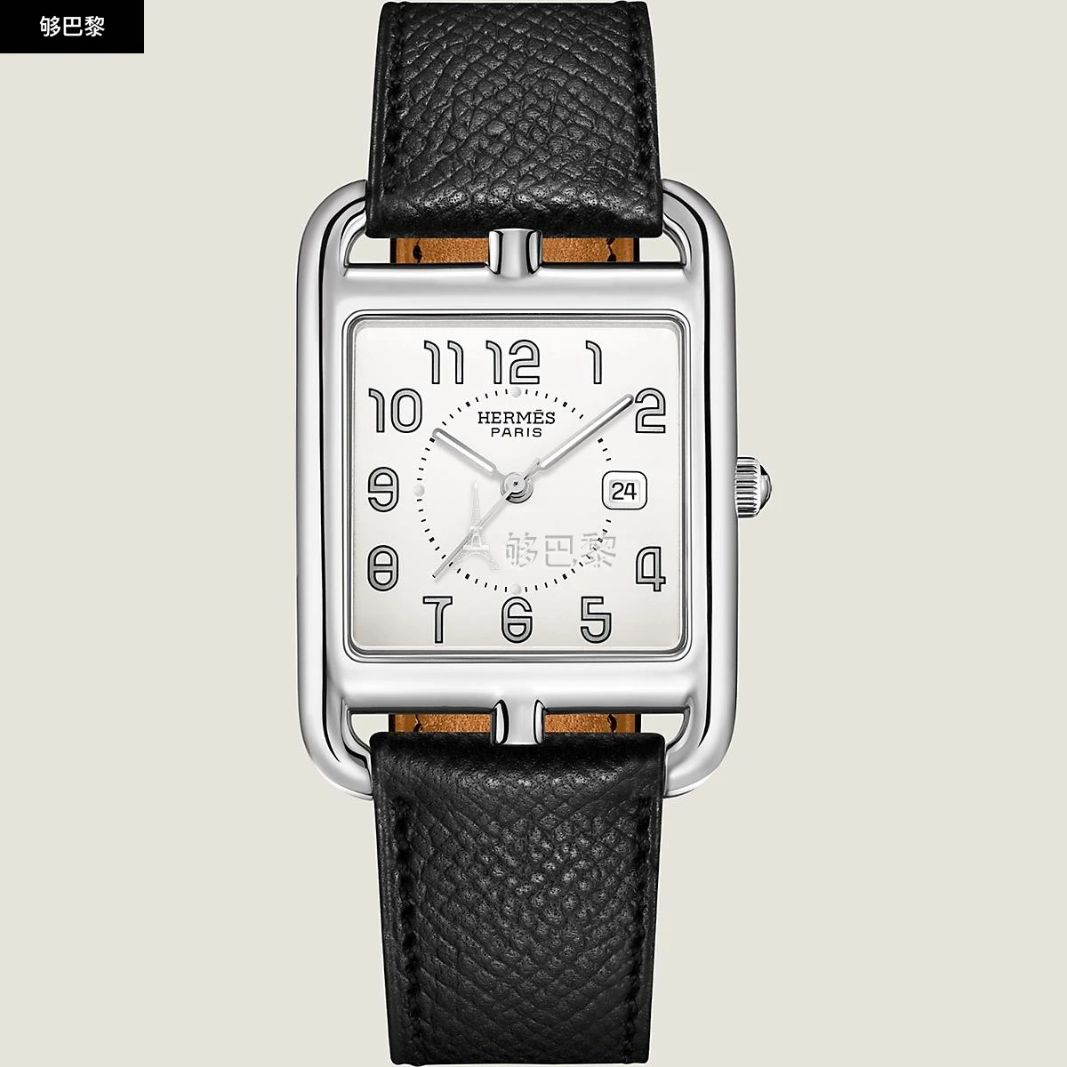 商品Hermes|【预售】 爱马仕 24秋冬 女士 手表带 Bracelet pour Cape Cod Grand modèle 37 mm, simple tour WKB0080WK89090,价格¥3173,第4张图片详细描述