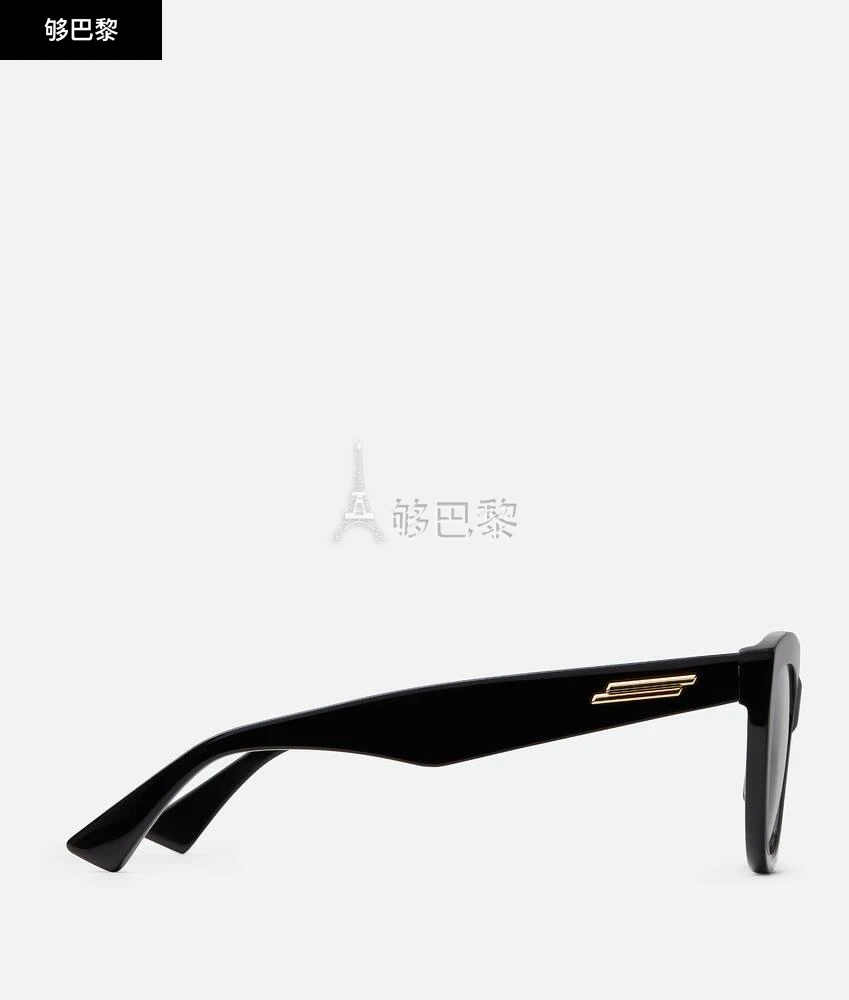 商品Bottega Veneta|【预售】 BV葆蝶家 24秋冬 男士 光学眼镜 Lunettes Cat Eye Classic Recycled en acétate 770654V2Q301423,价格¥3071,第4张图片详细描述