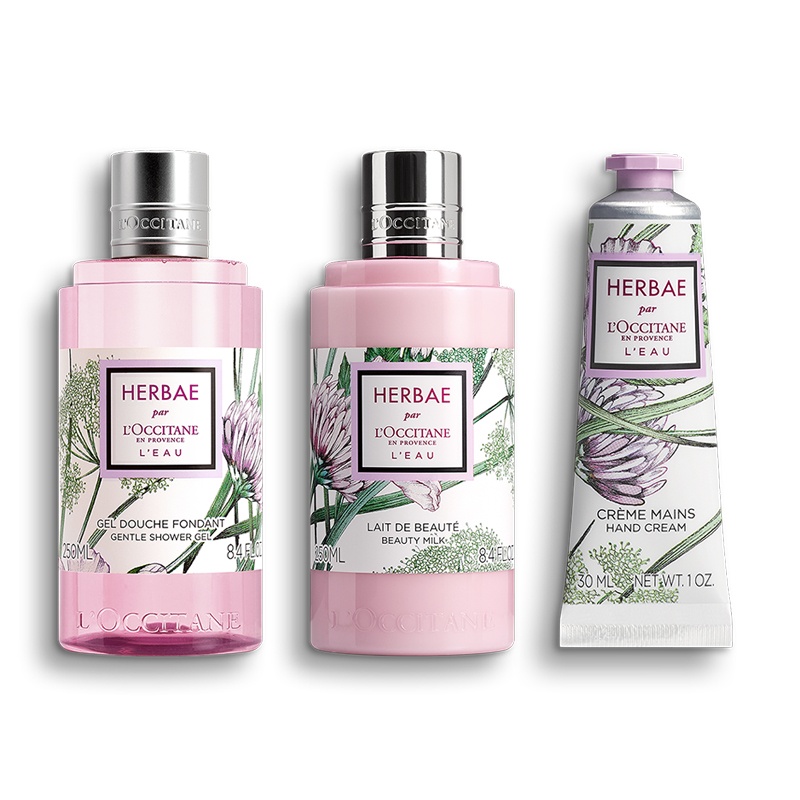 商品L'Occitane|欧舒丹2022限量绿野游踪率性护理套装 沐浴露250ml+身体乳250ml+护手霜30ml,价格¥358,第13张图片详细描述