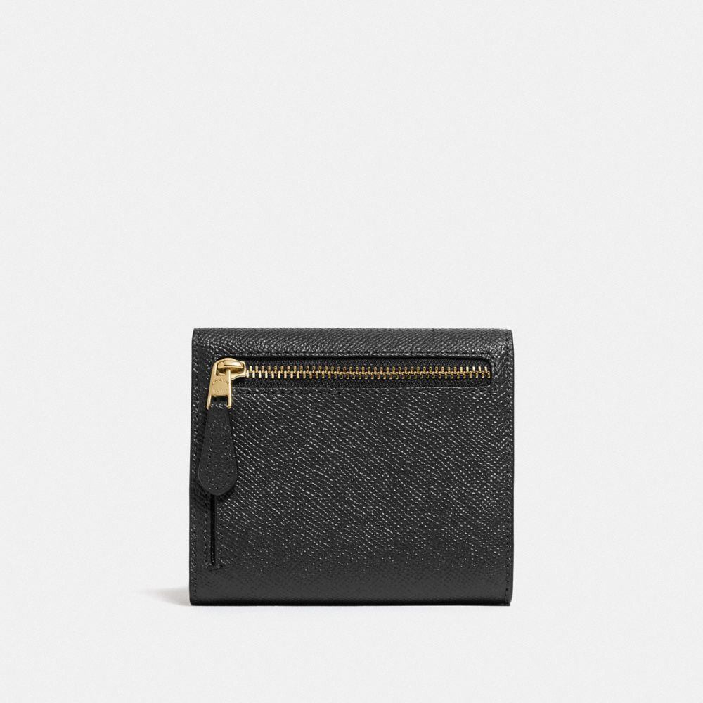 商品[国内直发] Coach|【新春秒杀】蔻驰钱包女COACH 奢侈品 女士棕色拼色C扣标志短款三折钱包礼物送女友纯色C2328 LHTAU,价格¥310,第6张图片详细描述