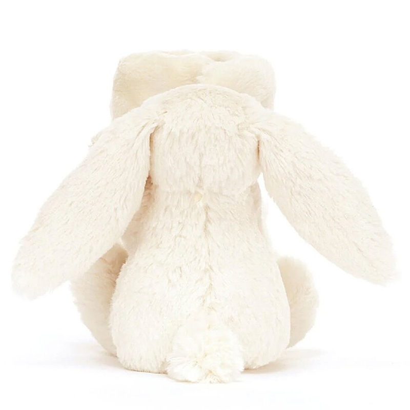 商品Jellycat|Jellycat 奶油色聚酯纤维害羞奶油兔子浆果安抚奶嘴玩偶,价格¥376,第7张图片详细描述