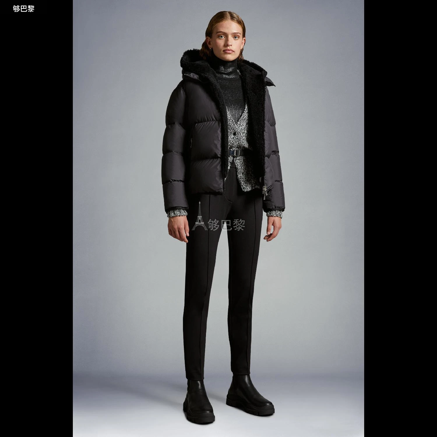 商品Moncler|【预售】 MONCLER盟可睐 24秋冬 女士 休闲裤 女士针织长裤 I20932A00026829H7999,价格¥3770,第4张图片详细描述