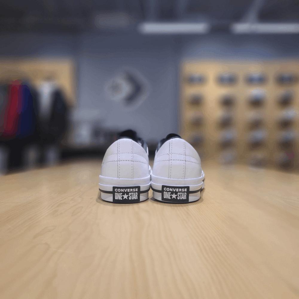 商品【预售商品15天发货】 Converse|【韩国直邮|包邮包税】匡威[converse] ONE STAR HANBYEL OX 运动鞋 白色/黑色/白色 170570C,价格¥456,第5张图片详细描述
