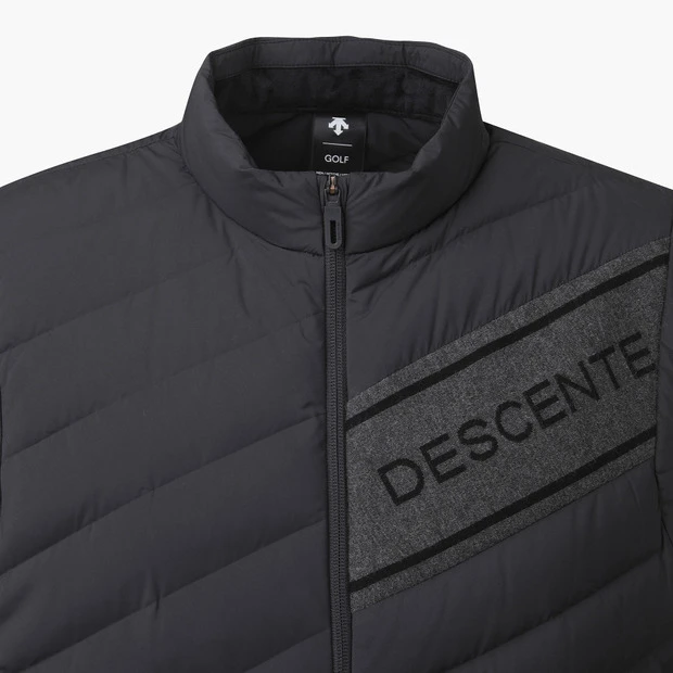 商品【预售商品15天发货】 DESCENTE|GOLF经典黑色轻量羽绒背心适合运动 DP32MFDV91-BLKG,价格¥1735,第15张图片详细描述