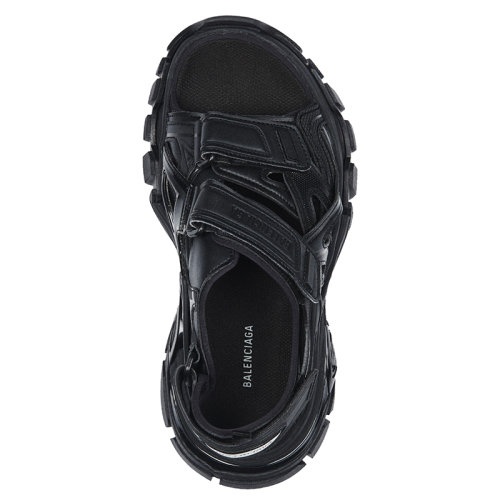 商品Balenciaga|Balenciaga/巴黎世家  TRACK系列 女士黑色氯丁橡胶和橡胶凉鞋617543W2CC11000,价格¥6699,第4张图片详细描述