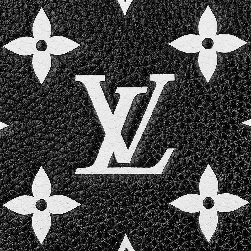 商品Louis Vuitton|预售10天 Louis Vuitton/路易威登 经典款BAGATELLE系列 女士黑色/白色双色老花粒面牛皮革金扣玫红色饰边单肩腋下法棍包M46091,价格¥18645,第6张图片详细描述