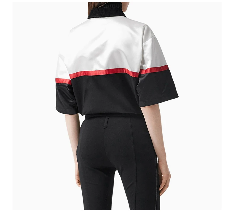 商品Burberry|BURBERRY 拼色女士衬衫 4566933,价格¥4603,第6张图片详细描述