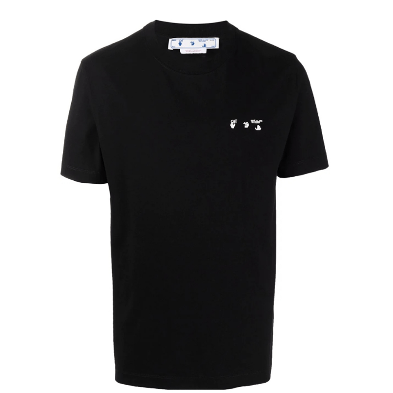 商品Off-White|黑棉质箭头印花图案T恤 OMAA027C99JER004（澳门仓发货）,价格¥1774,第8张图片详细描述