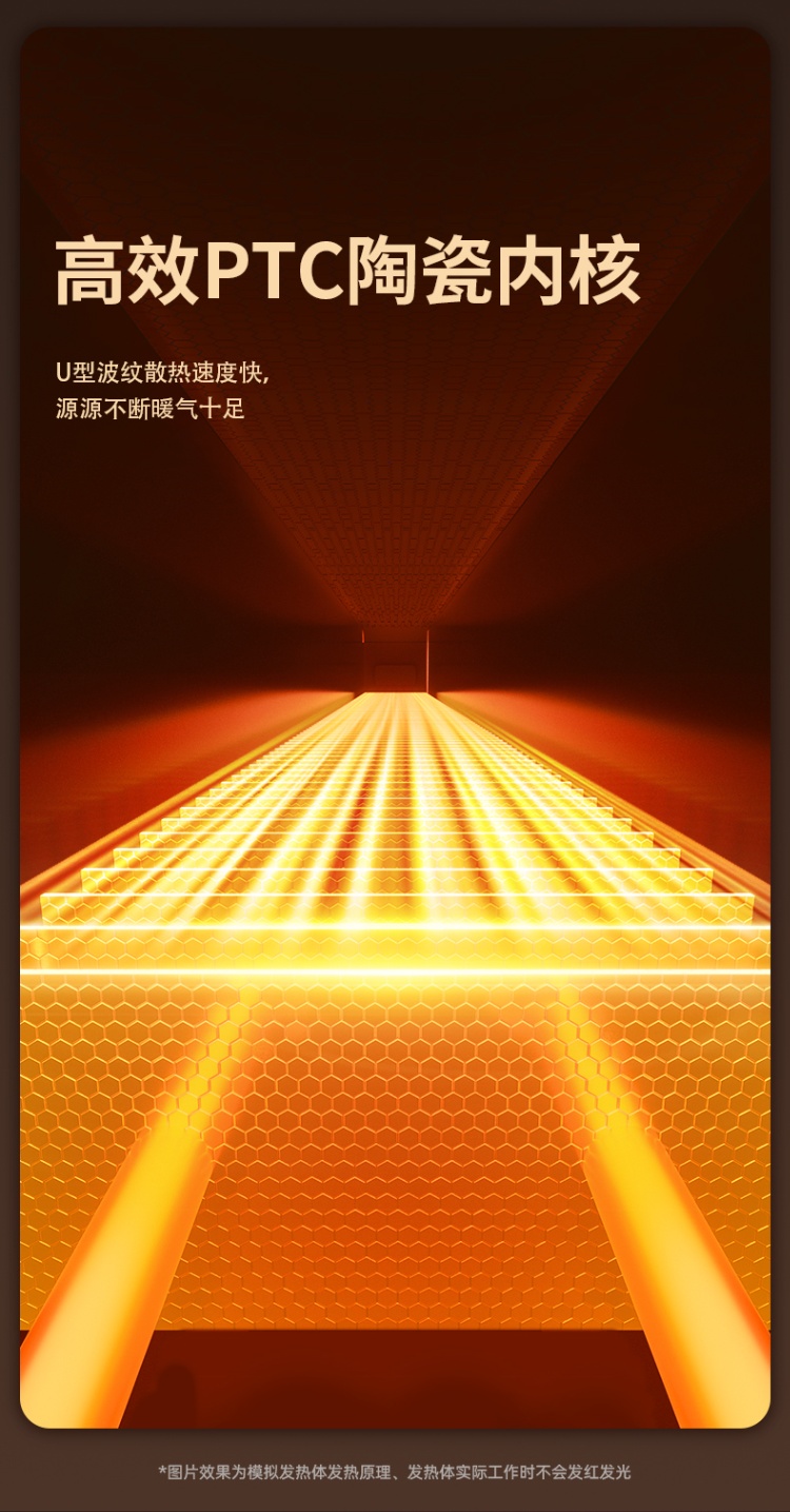商品[国内直发] Panasonic|松下取暖器家用电暖气烤火器热风速热办公室暖风机DS-PF2226CH/CK,价格¥2493,第5张图片详细描述