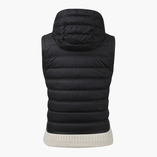 商品【预售商品15天发货】 DESCENTE|高球系列女性针织混合羽绒背心时尚保暖 DO42WFDVO4-IVYG,价格¥1596,第9张图片详细描述