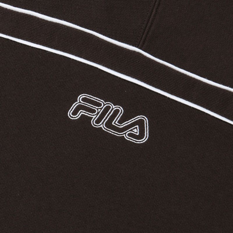 商品Fila|【享贝家】FILA男士宽松圆领运动衫卫衣深棕色FS2POD3115X-BCF（特价活动款）,价格¥172,第8张图片详细描述