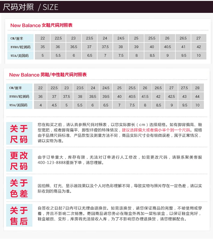 商品New Balance|NEW BALANCE 拼色女士运动鞋 W1260GY4,价格¥509,第13张图片详细描述