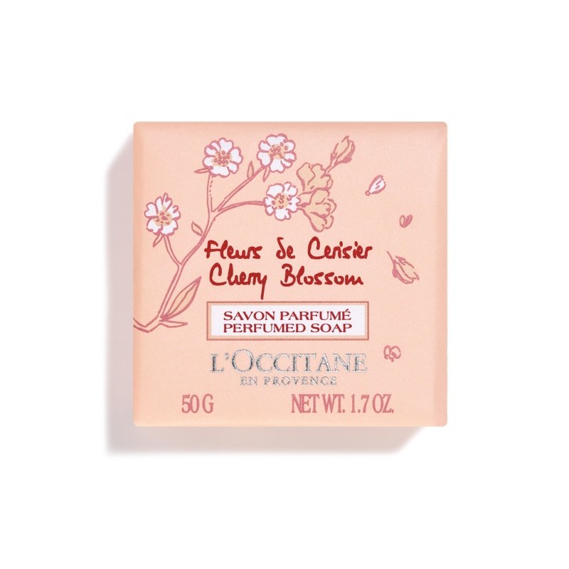 商品L'Occitane|欧舒丹2022限量甜蜜樱花护理套装 沐浴露250ml+身体乳75ml+护手霜75ml+香皂50g,价格¥343,第2张图片详细描述