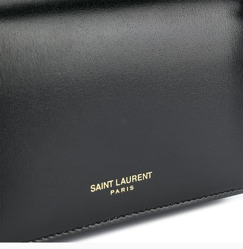 商品[国内直发] Yves Saint Laurent|YSL 女士黑色小牛皮零钱卡包 635219-03P0J-1000,价格¥6299,第6张图片详细描述