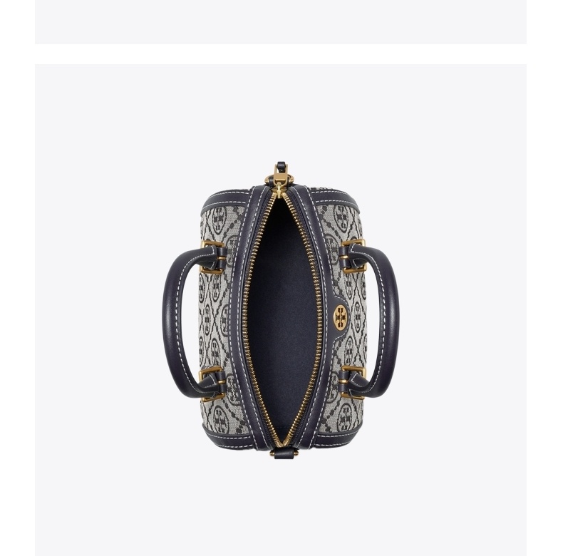 商品Tory Burch|【香港直邮】汤丽柏琦TORY BURCH提花酒桶包波士顿包82939/83970,价格¥4053,第3张图片详细描述