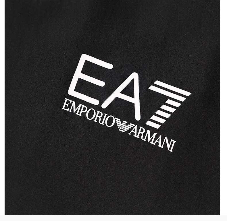 商品Emporio Armani|EMPORIO ARMANI 男士黑色飞行员夹克尼龙夹克 3HPB03-PN28Z-1200,价格¥1057,第9张图片详细描述