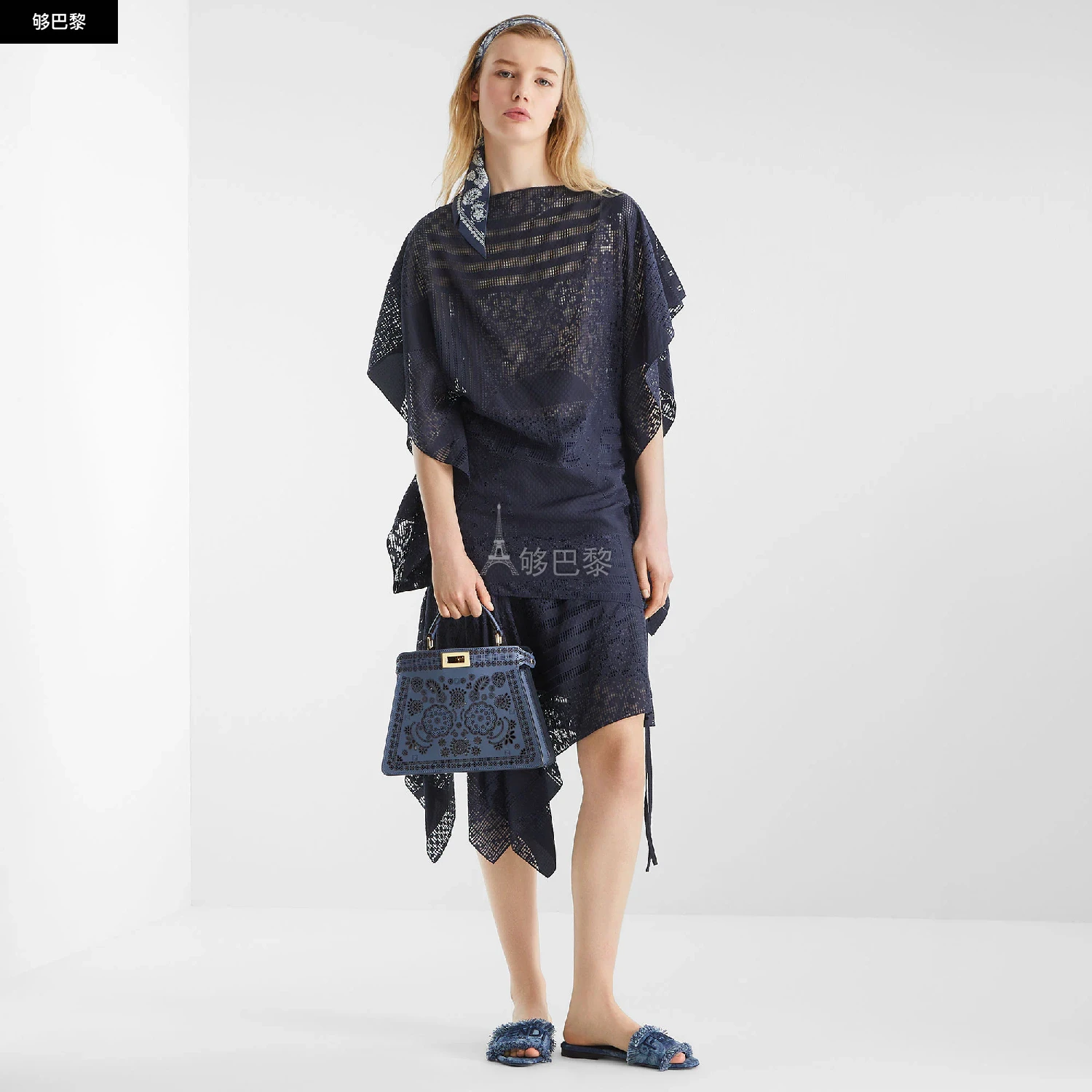 商品Fendi|【预售】 芬迪 25春夏 女士 短袖衬衫 上衣 FS8268AUJXF1RX5 ,价格¥13528,第6张图片详细描述