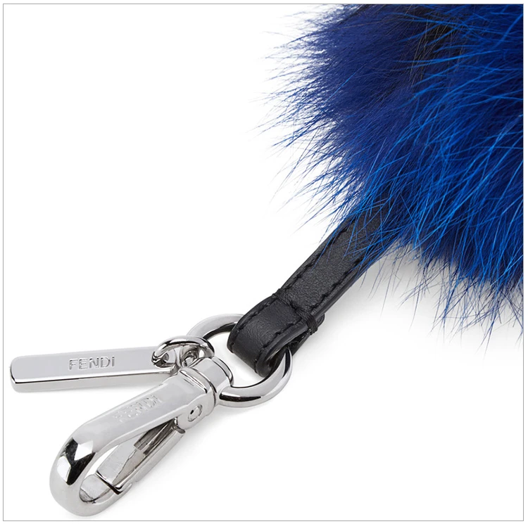 商品[国内直发] Fendi|Fendi 芬迪 白色黑色深蓝色狐狸和水貂皮 7AR604-SIY-F05JU,价格¥5771,第12张图片详细描述
