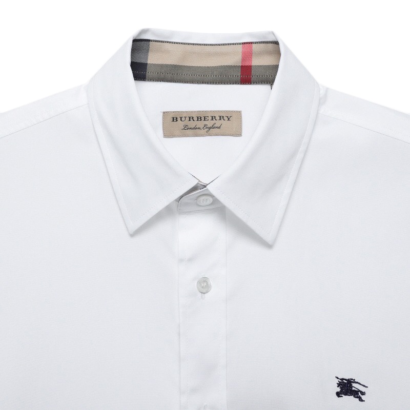 商品Burberry|【现货】博柏利 经典款 男士棉质长袖衬衫（两色）,价格¥1452,第5张图片详细描述
