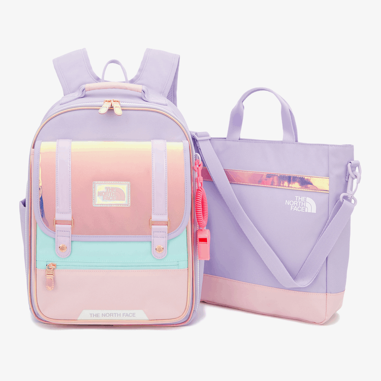 商品The North Face|【Brilliant|北面特惠】北面儿童预科生新学校包 KIDS PREPPY NEW SCH PACK LILAC NM2DQ04U,价格¥1027,第2张图片详细描述