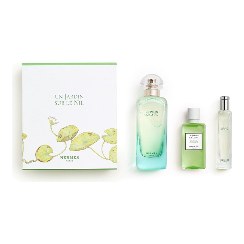 商品Hermes|爱马仕尼罗河花园香水套装 淡香水100ml+淡香水15ml+沐浴露40ml,价格¥682,第7张图片详细描述