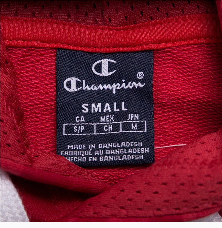 商品CHAMPION|Champion 红色棉男士卫衣 212680-ML004,价格¥207,第11张图片详细描述