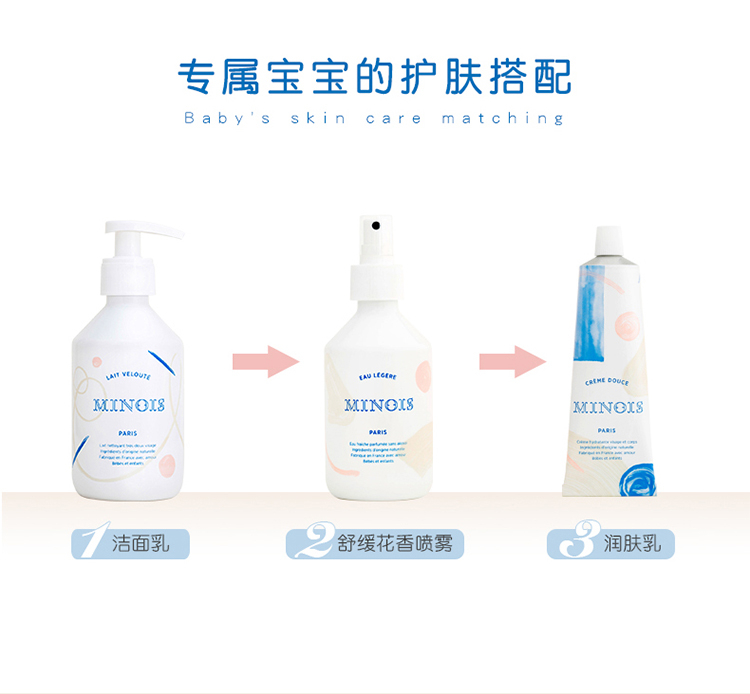 商品Minois paris|Minois Paris婴幼儿童无泡沫洁面乳 洗面奶250ml  新生儿可用,价格¥198,第13张图片详细描述