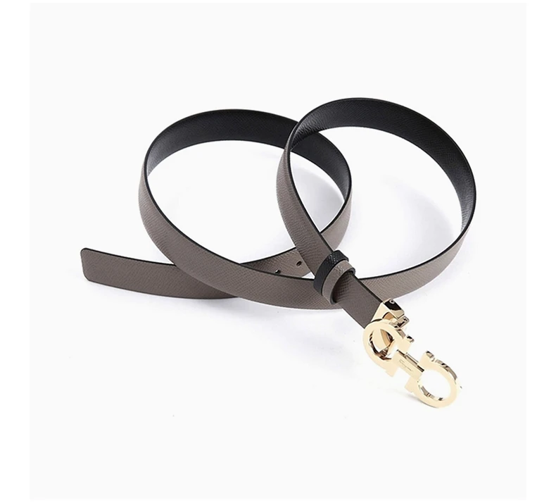 商品[国内直发] Salvatore Ferragamo|SALVATORE FERRAGAMO 棕色女士腰带 23-A565-715198,价格¥1800,第5张图片详细描述