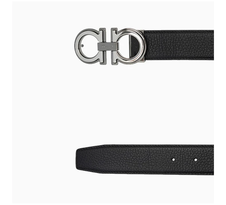 商品Salvatore Ferragamo|SALVATORE FERRAGAMO 黑色男士腰带 67-A254-734227,价格¥3408,第5张图片详细描述