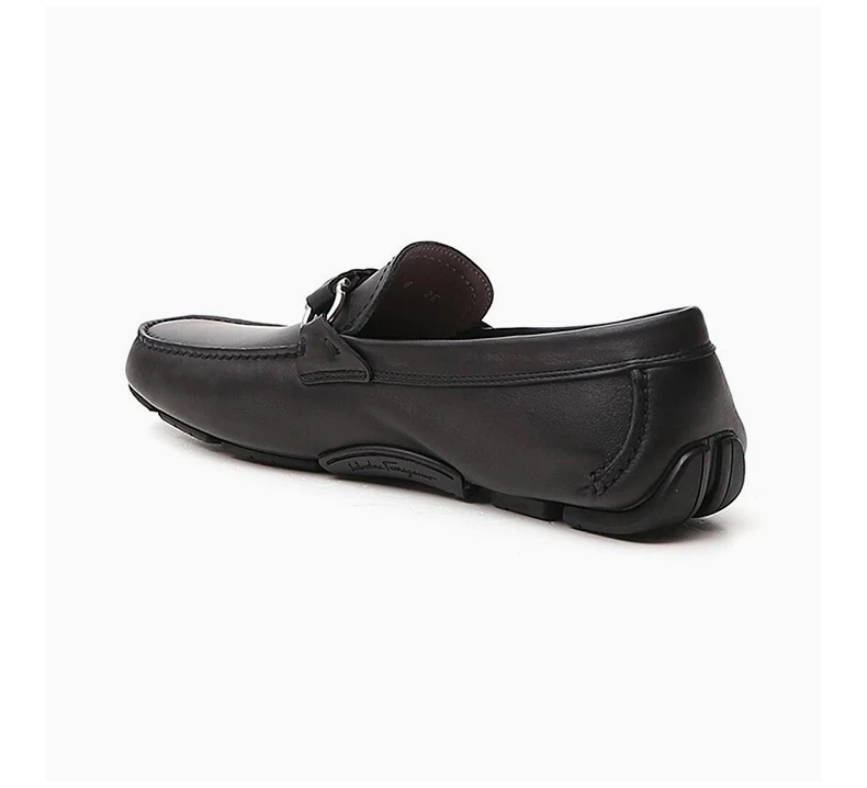 商品Salvatore Ferragamo|SALVATORE FERRAGAMO 菲拉格慕 男士黑色橡胶便鞋 02-C216-724923,价格¥2474,第6张图片详细描述
