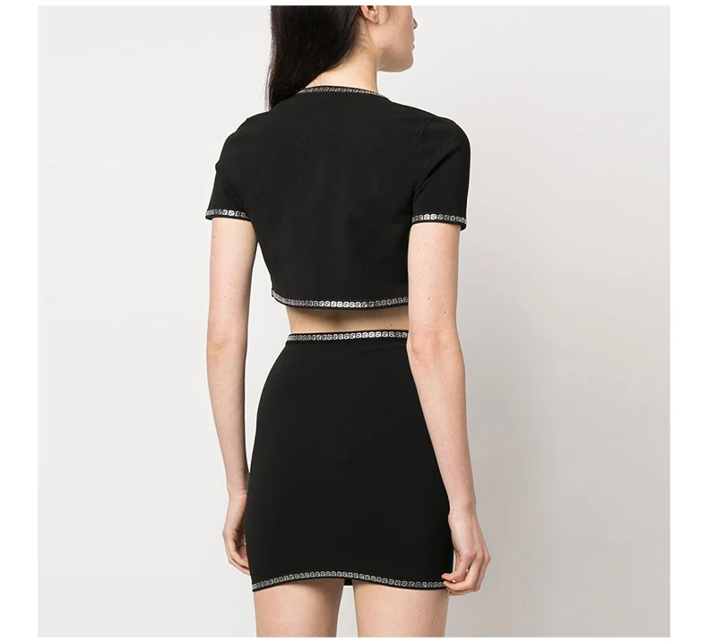 商品Alexander Wang|ALEXANDER WANG 黑色女士T恤 1KC2233008-001,价格¥1811,第6张图片详细描述