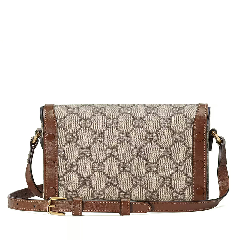 商品Gucci|古驰马衔扣1955系列迷你手袋     69929692TCG8563,价格¥7215,第7张图片详细描述