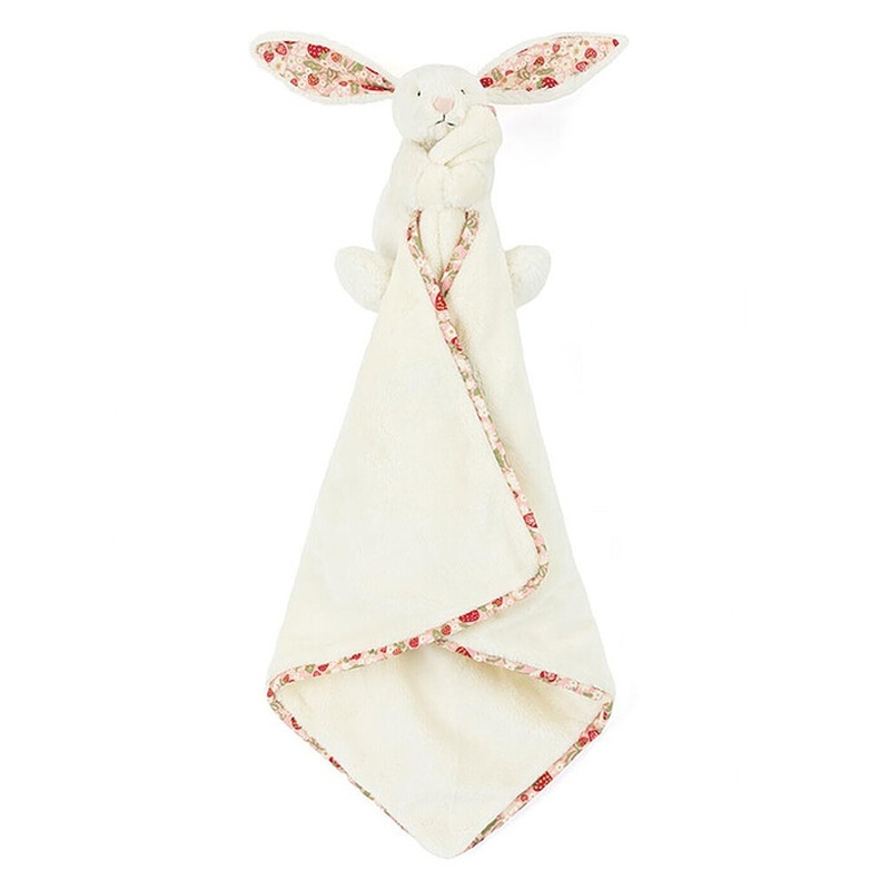 商品Jellycat|Jellycat 奶油色聚酯纤维害羞奶油兔子浆果安抚奶嘴玩偶,价格¥376,第5张图片详细描述
