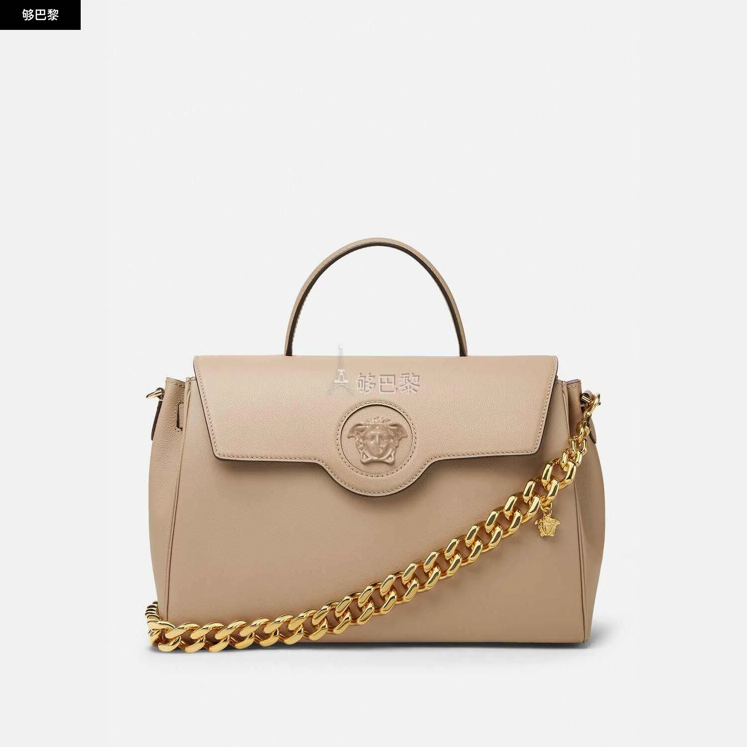 商品Versace|【预售】 范思哲 25春夏 女士 肩带 La Medusa链式包带 DP3I149-D3ABS_3P000 ,价格¥3232,第4张图片详细描述