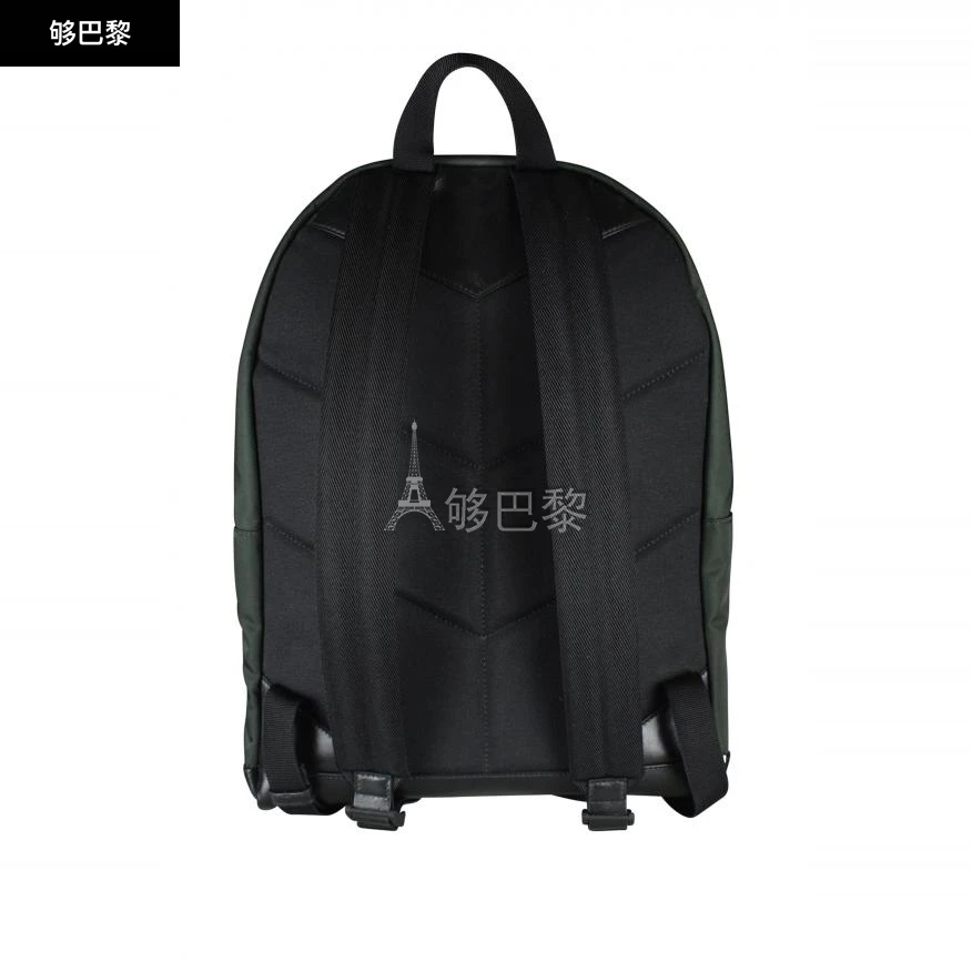 商品Jimmy Choo|【特惠6.8折】【预售】 男士 双肩包 Wilmer backpack 6769 WILMER TOILE IMPRIME BLEU NOIR ,价格¥7582,第4张图片详细描述