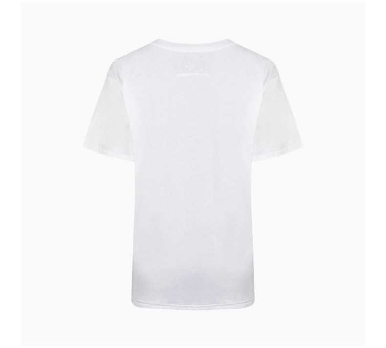 商品[国内直发] Moschino|Moschino 莫斯奇诺 女士米白色短袖T恤 EV0702-0540-3001,价格¥1158,第5张图片详细描述
