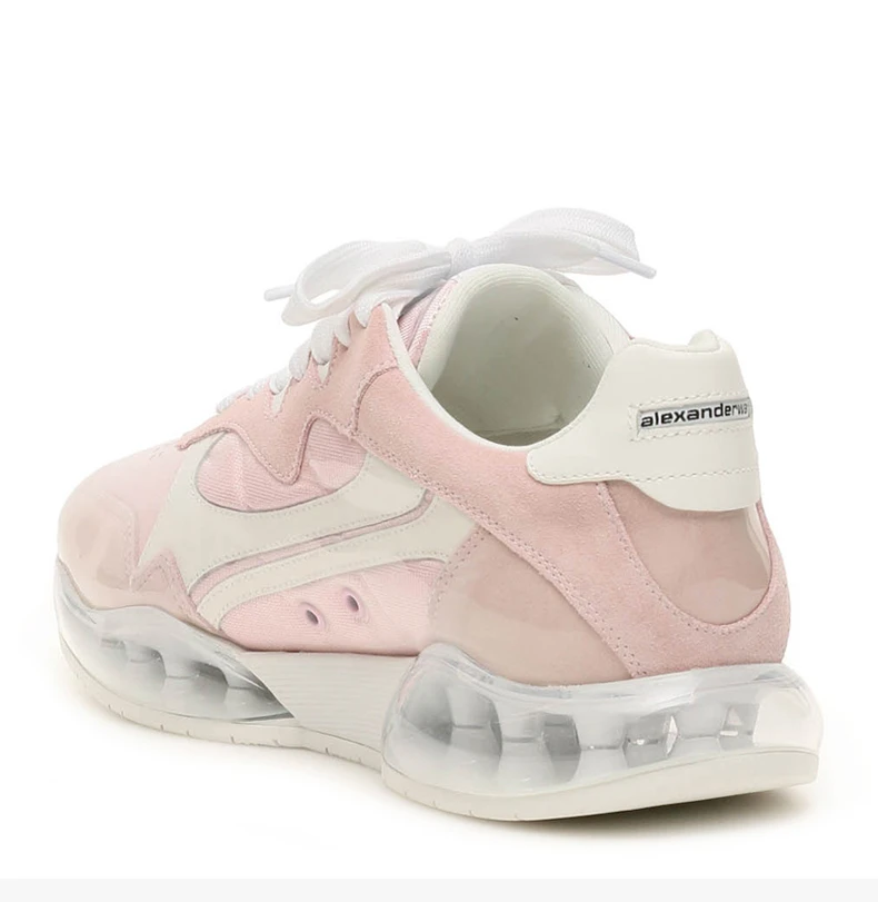 商品Alexander Wang|ALEXANDER WANG 女士粉色皮革运动鞋 30C120B063-650,价格¥1945,第5张图片详细描述