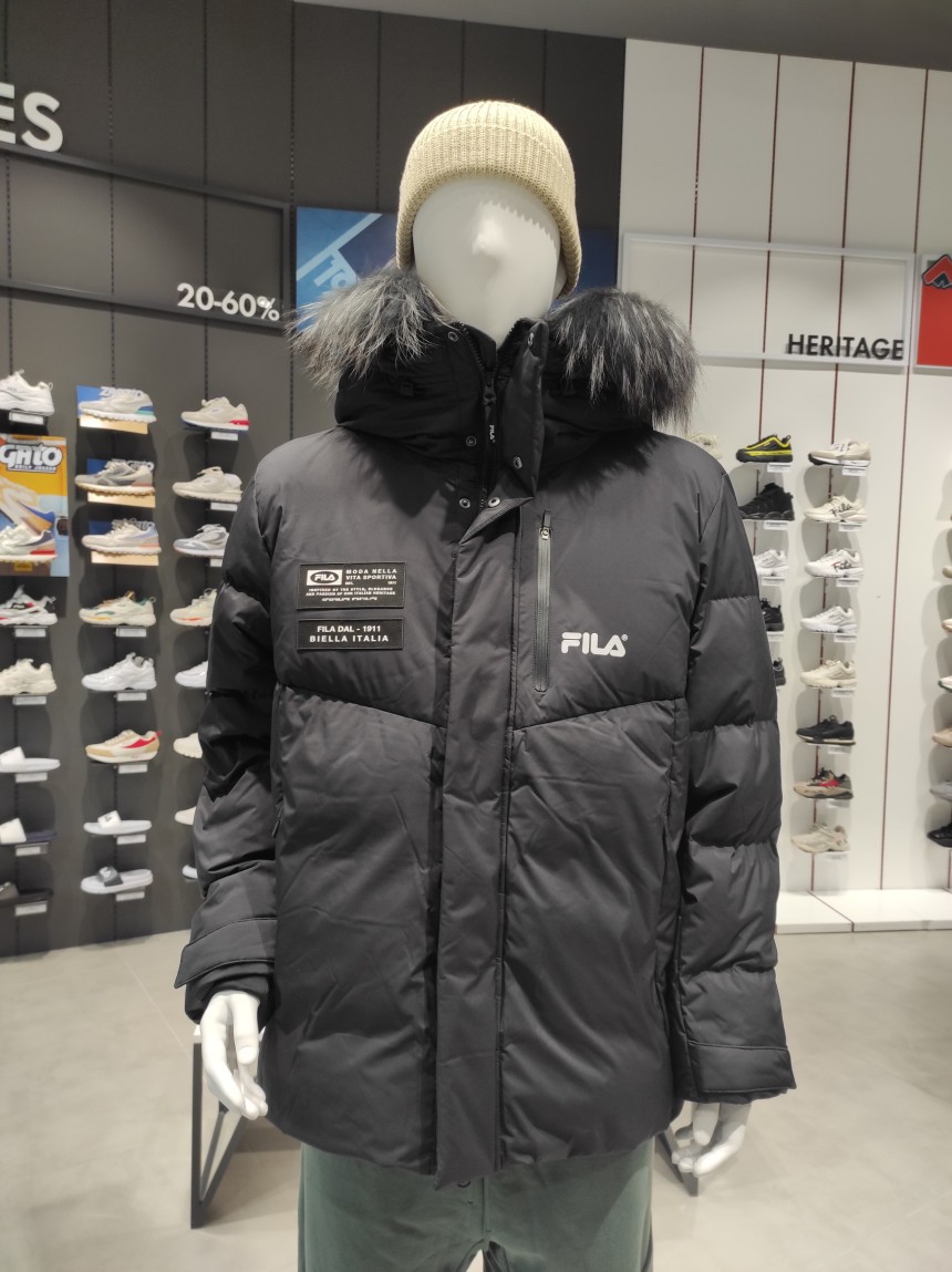 商品Fila|【Brilliant|反季折扣】FILA 鹅绒 短款羽绒服 男女通用 FS2DJD4201MBLK,价格¥863,第6张图片详细描述