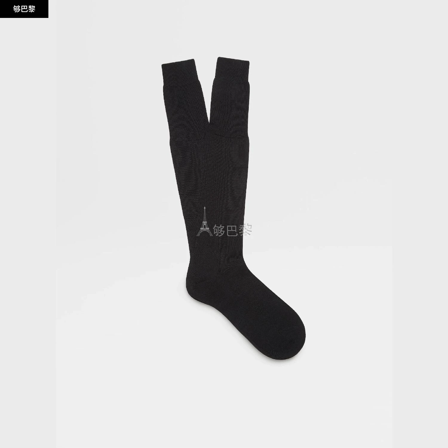 商品Zegna|【预售】 杰尼亚 24秋冬 男士 袜子 Navy Blue Cotton Socks N4V10-011-402,价格¥744,第3张图片详细描述