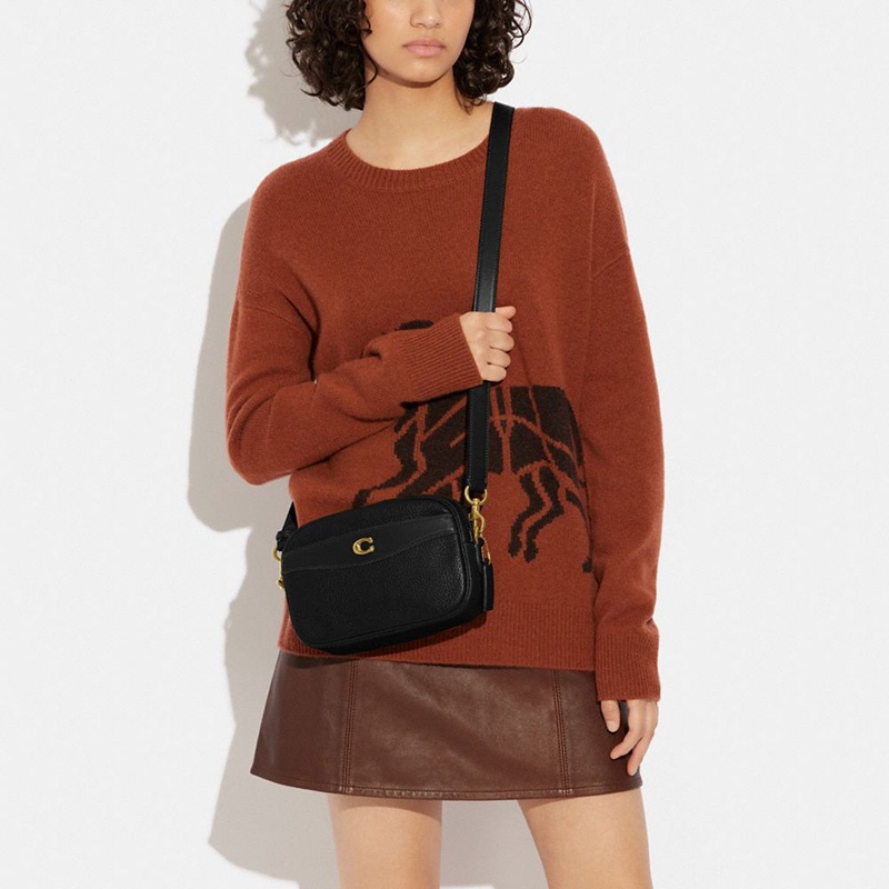 商品[国内直发] Coach|【清仓价】蔻驰女包小号皮质手拿包单肩斜挎链条包礼物送女友,价格¥1440,第11张图片详细描述