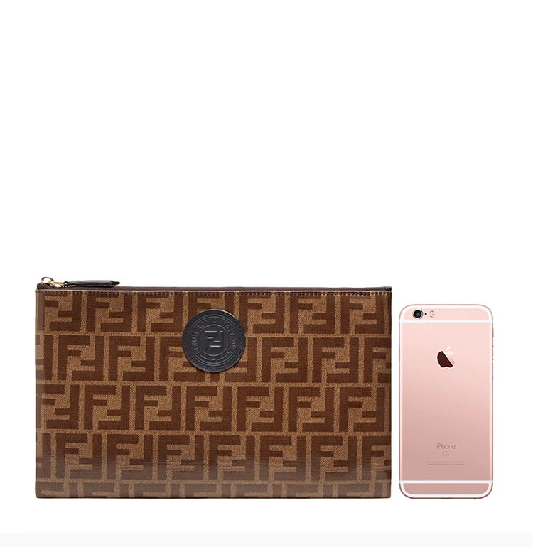 商品[国内直发] Fendi|Fendi 芬迪 男士棕色手拿包  8N0149-A5K4-F14TU,价格¥4264,第4张图片详细描述