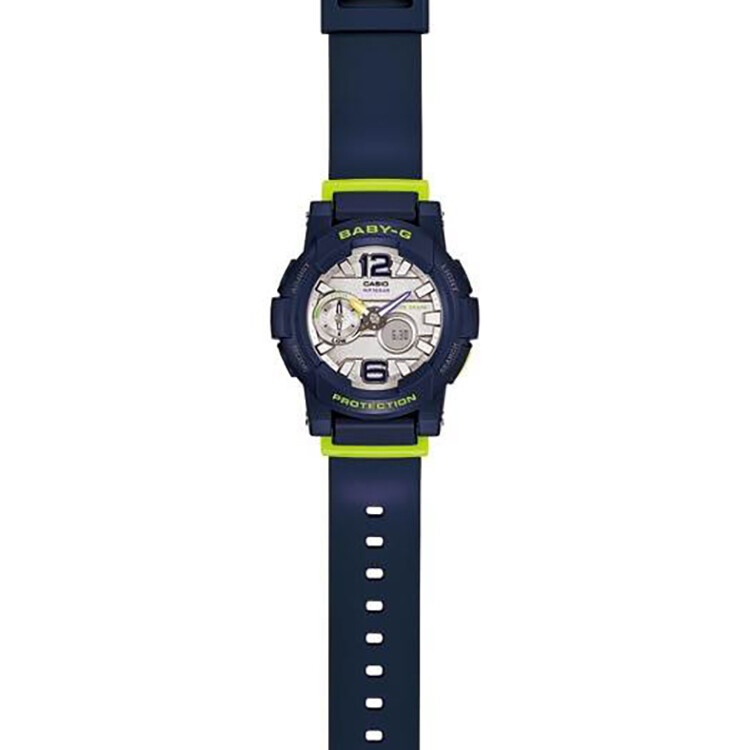 商品Casio|卡西欧（CASIO）手表BABY-G系列女表电子时尚可爱炫彩女士手表 BGA-180-2B-深蓝色-BGA-180-2B,价格¥993,第4张图片详细描述