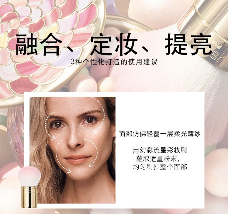 商品Guerlain|娇兰幻彩流星彩妆刷粉色 2024新品,价格¥343,第7张图片详细描述