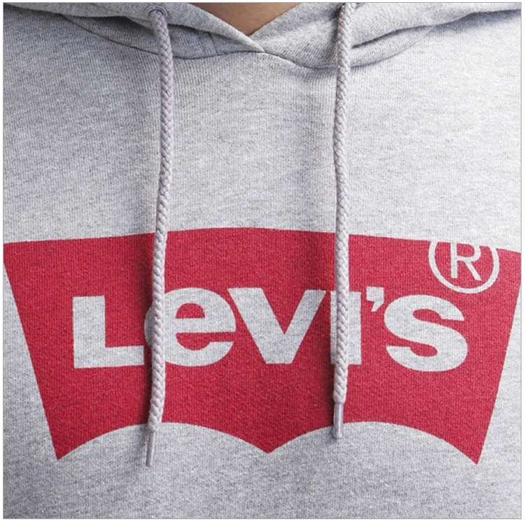 商品[国内直发] Levi's|Levi's 李维斯 男士灰色棉连帽上衣 196220003,价格¥296,第6张图片详细描述