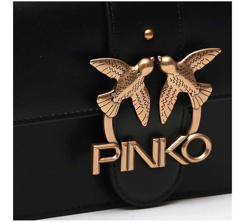 商品PINKO|PINKO 品高 女士黑色单肩包 1P221Q-Y6XT-Z99,价格¥953,第7张图片详细描述