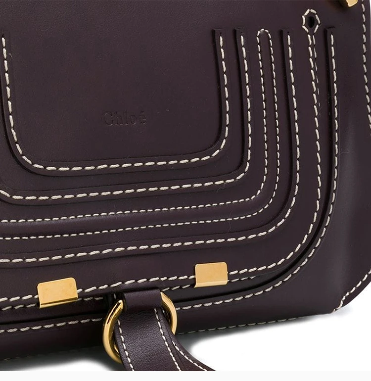 商品[国内直发] Chloé|Chloe' 蔻依 深紫色女士单肩包 C19AS148-A37-079,价格¥8462,第7张图片详细描述