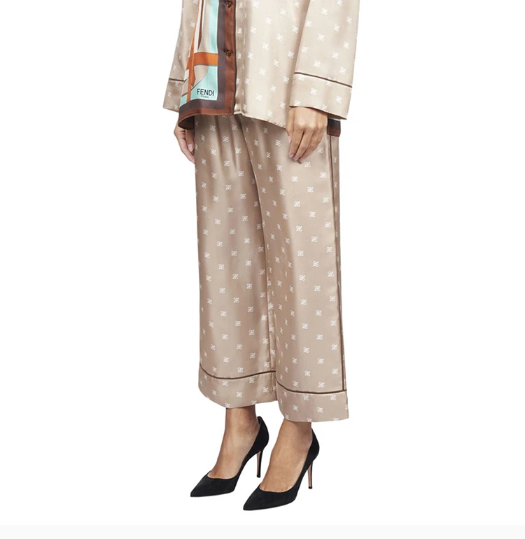 商品Fendi|Fendi 芬迪 香槟色女士下装 FR5994-A8GY-F18DT,价格¥4253,第7张图片详细描述