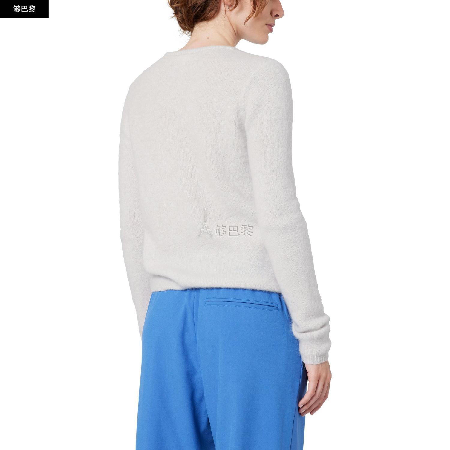 商品American Vintage|【特惠9.0折】包邮包税【预售7天发货】 AMERICAN VINTAGE 23秋冬 女士 针织衫 Vitow AMV6N769BLU,价格¥1562,第6张图片详细描述