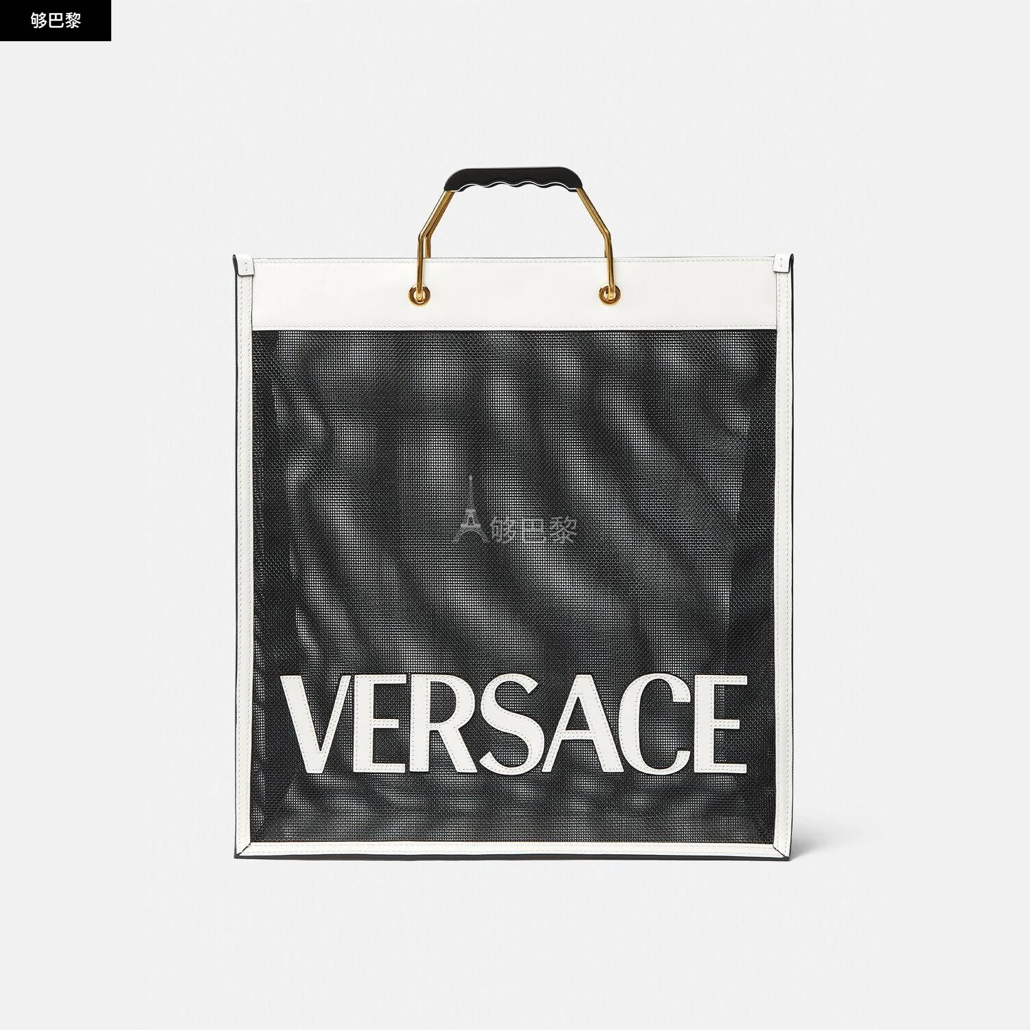 商品Versace|【预售】 范思哲 25春夏 男士 手提包 VERSACE SHOPPER托特包 1008924-1A06406_2WF4V ,价格¥13263,第2张图片详细描述